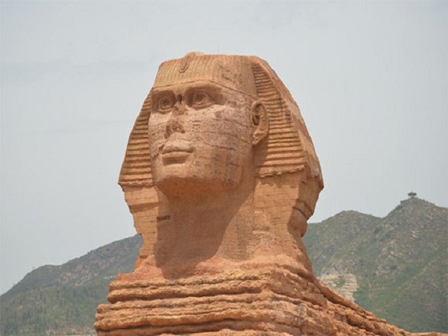 В Китае создали копию египетского Сфинкса